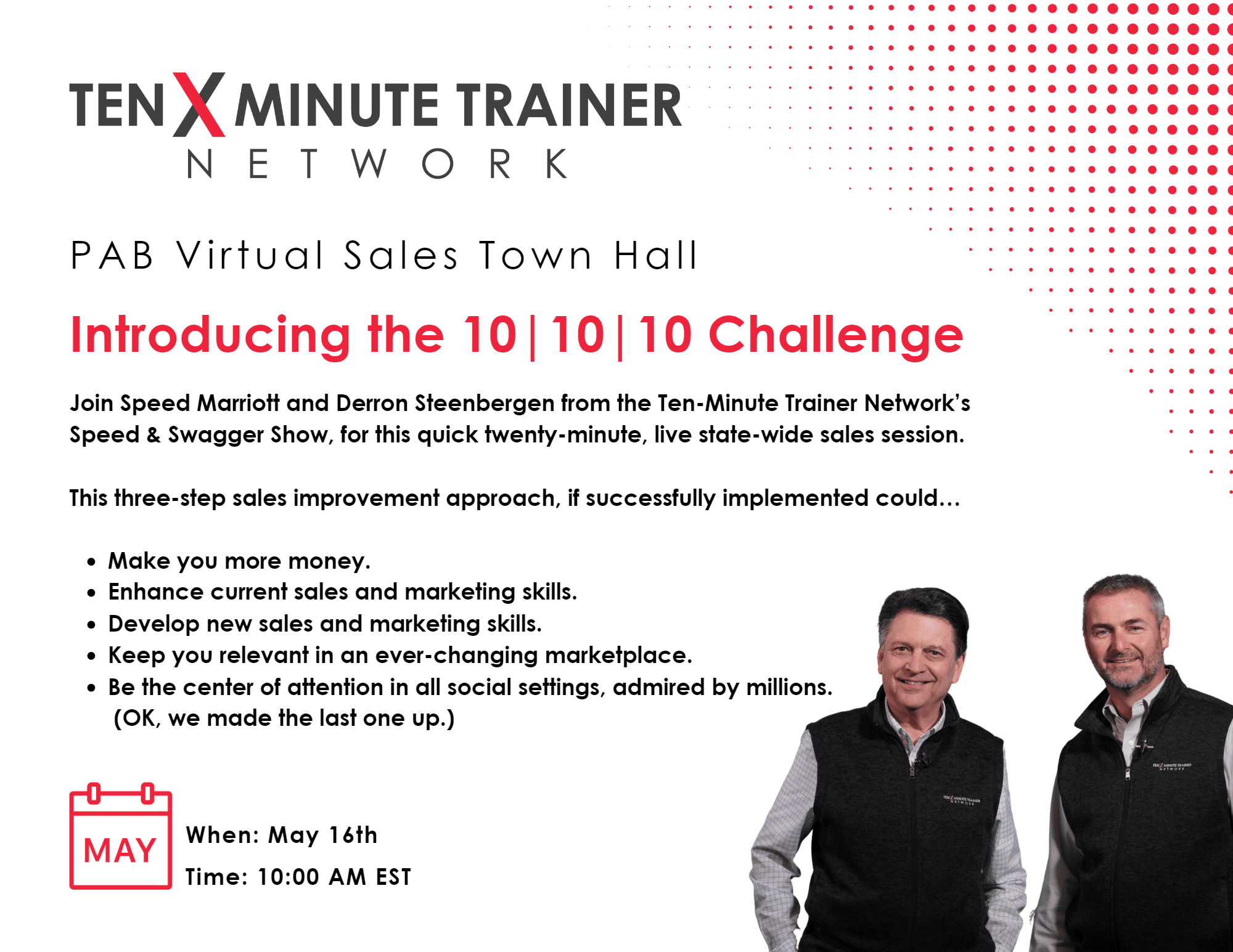 Cancelled! – P1/PAB Virtual Sales Town Hall